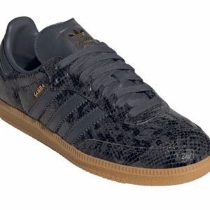 Adidas Samba Black Textured Sneakers